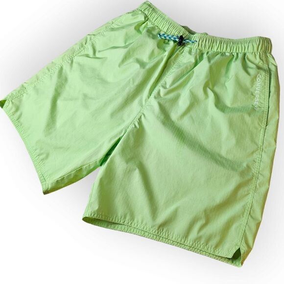 Converse Neon Green Swim Shorts XLarge - Picture 3 of 5